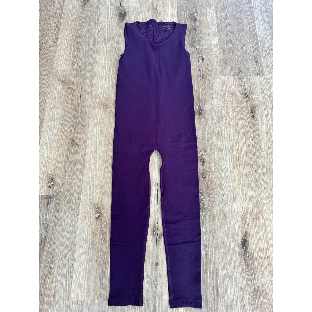 FP Movement Purple Ribbed Mesh Back Onesie Sleeveless Jumpsuit OB843365 Size S/P